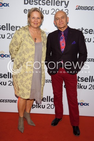 28.01.2014 WARSZAWA <br />BESTSELLERY EMPIKU 2013<br />N/Z ANDRZEJ PAGOWSKI JOANNA SARAPATA<br /> 