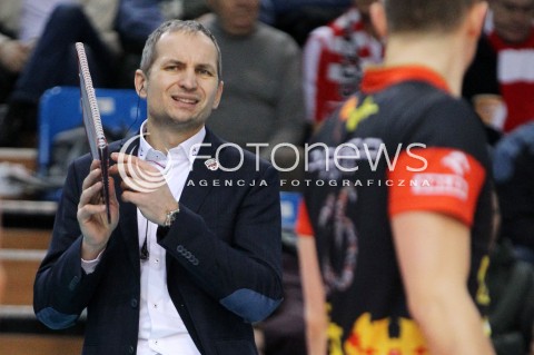  29.01.2014 RZESZOW <br />SIATKOWKA PLUS LIGA 2013/2014 MEN VOLLEYBALL POLAND POLISH PLUSLIGA LEAGUE SEASON 2013/2014 <br />MECZ ASSECO RESOVIA RZESZOW - EFFECTOR KIELCE<br />N/Z ANDRZEJ KOWAL TRENER ( HEAD COACH ) <br /> 