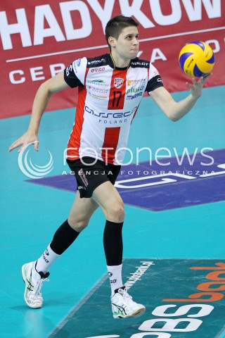  29.01.2014 RZESZOW <br />SIATKOWKA PLUS LIGA 2013/2014 MEN VOLLEYBALL POLAND POLISH PLUSLIGA LEAGUE SEASON 2013/2014 <br />MECZ ASSECO RESOVIA RZESZOW - EFFECTOR KIELCE<br />N/Z NIKOLAY PENCHEV PENCZEV SYLWETKA <br /> 