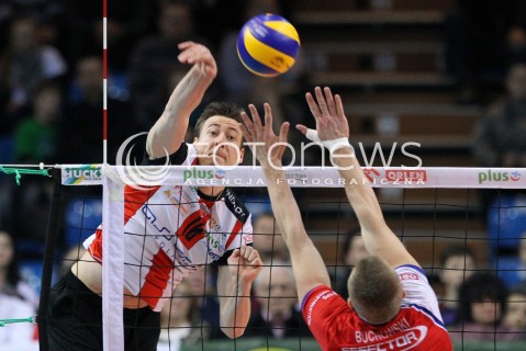  29.01.2014 RZESZOW <br />SIATKOWKA PLUS LIGA 2013/2014 MEN VOLLEYBALL POLAND POLISH PLUSLIGA LEAGUE SEASON 2013/2014 <br />MECZ ASSECO RESOVIA RZESZOW - EFFECTOR KIELCE<br />N/Z JOCHEN SCHOPS <br /> 