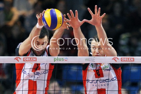  29.01.2014 RZESZOW <br />SIATKOWKA PLUS LIGA 2013/2014 MEN VOLLEYBALL POLAND POLISH PLUSLIGA LEAGUE SEASON 2013/2014 <br />MECZ ASSECO RESOVIA RZESZOW - EFFECTOR KIELCE<br />N/Z GRZEGORZ KOSOK PAUL LOTMAN <br /> 