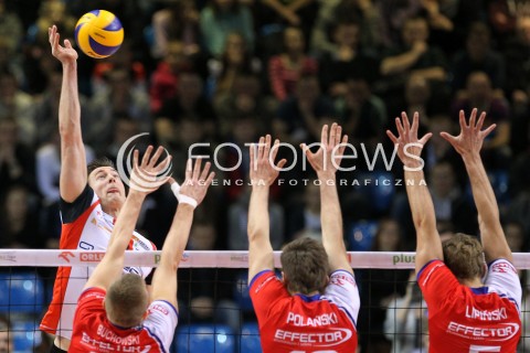  29.01.2014 RZESZOW <br />SIATKOWKA PLUS LIGA 2013/2014 MEN VOLLEYBALL POLAND POLISH PLUSLIGA LEAGUE SEASON 2013/2014 <br />MECZ ASSECO RESOVIA RZESZOW - EFFECTOR KIELCE<br />N/Z JOCHEN SCHOPS <br /> 