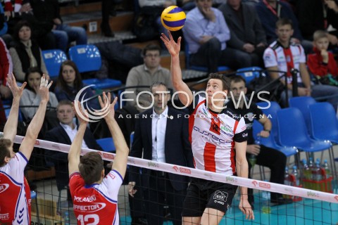  29.01.2014 RZESZOW <br />SIATKOWKA PLUS LIGA 2013/2014 MEN VOLLEYBALL POLAND POLISH PLUSLIGA LEAGUE SEASON 2013/2014 <br />MECZ ASSECO RESOVIA RZESZOW - EFFECTOR KIELCE<br />N/Z JOCHEN SCHOPS <br /> 