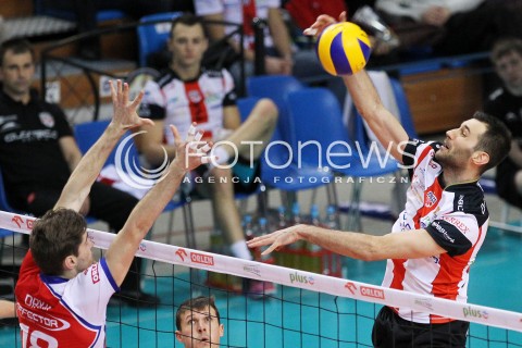 29.01.2014 RZESZOW <br />SIATKOWKA PLUS LIGA 2013/2014 MEN VOLLEYBALL POLAND POLISH PLUSLIGA LEAGUE SEASON 2013/2014 <br />MECZ ASSECO RESOVIA RZESZOW - EFFECTOR KIELCE<br />N/Z GRZEGORZ KOSOK<br /> 