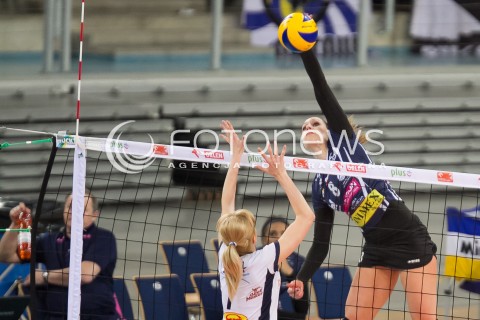  03.02.2014 LODZ SIATKOWKA ORLEN LIGA SEZON 2013/2014 VOLLEYBALL POLISH SEASON BEEF MASTER BUDOWLANI LODZ - TAURON MKS DABROWA GORNICZA N/Z KATARZYNA ZAROSLINSKA  