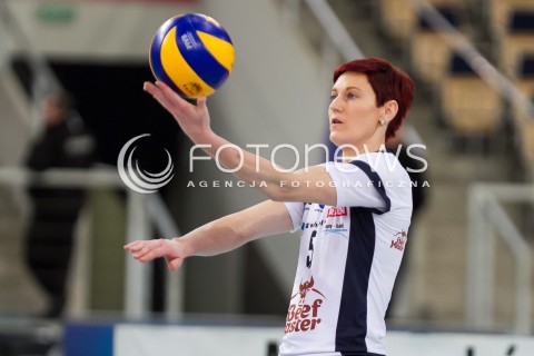  03.02.2014 LODZ SIATKOWKA ORLEN LIGA SEZON 2013/2014 VOLLEYBALL POLISH SEASON BEEF MASTER BUDOWLANI LODZ - TAURON MKS DABROWA GORNICZA N/Z DOROTA SCIURKA SYLWETKA  