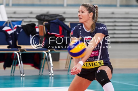  03.02.2014 LODZ SIATKOWKA ORLEN LIGA SEZON 2013/2014 VOLLEYBALL POLISH SEASON BEEF MASTER BUDOWLANI LODZ - TAURON MKS DABROWA GORNICZA N/Z MARINA KATIC SYLWETKA  