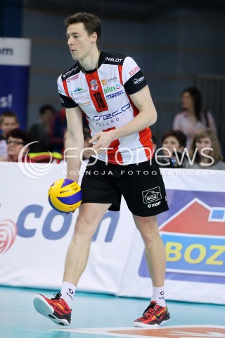  08.02.2014 RZESZOW <br />SIATKOWKA PLUS LIGA 2013/2014 MEN VOLLEYBALL POLAND POLISH PLUSLIGA LEAGUE SEASON 2013/2014 <br />MECZ ASSECO RESOVIA RZESZOW - AZS CZESTOCHOWA<br />N/Z JOCHEN SCHOPS SYLWETKA <br /> 