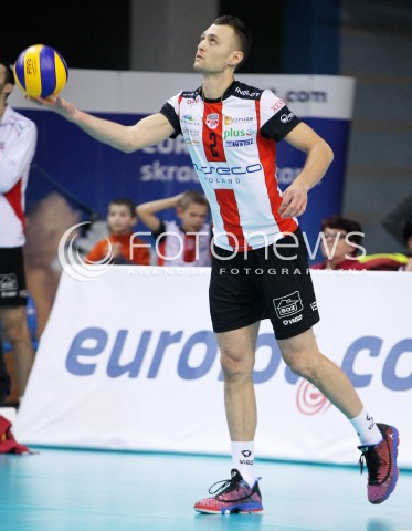  08.02.2014 RZESZOW <br />SIATKOWKA PLUS LIGA 2013/2014 MEN VOLLEYBALL POLAND POLISH PLUSLIGA LEAGUE SEASON 2013/2014 <br />MECZ ASSECO RESOVIA RZESZOW - AZS CZESTOCHOWA<br />N/Z PAUL LOTMAN SYLWETKA <br /> 
