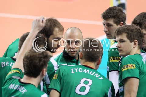  08.02.2014 RZESZOW <br />SIATKOWKA PLUS LIGA 2013/2014 MEN VOLLEYBALL POLAND POLISH PLUSLIGA LEAGUE SEASON 2013/2014 <br />MECZ ASSECO RESOVIA RZESZOW - AZS CZESTOCHOWA<br />N/Z MAREK KARDOS TRENER ( HEAD COACH ) <br /> 