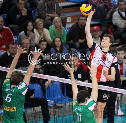  08.02.2014 RZESZOW <br />SIATKOWKA PLUS LIGA 2013/2014 MEN VOLLEYBALL POLAND POLISH PLUSLIGA LEAGUE SEASON 2013/2014 <br />MECZ ASSECO RESOVIA RZESZOW - AZS CZESTOCHOWA<br />N/Z JOCHEN SCHOPS <br /> 