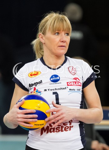  11.02.2014 LODZ SIATKOWKA ENEA CUP PUCHAR POLSKI 2013/2014 VOLLEYBALL POLISH SEASON BEEF MASTER BUDOWLANI LODZ - PGNIG NAFTA PILA N/Z MAGDALENA SLIWA SYLWETKA   