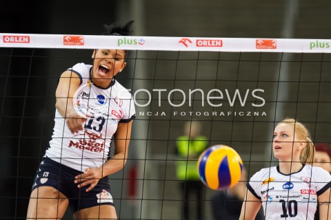  11.02.2014 LODZ SIATKOWKA ENEA CUP PUCHAR POLSKI 2013/2014 VOLLEYBALL POLISH SEASON BEEF MASTER BUDOWLANI LODZ - PGNIG NAFTA PILA N/Z NORIS CABRERA SYLWETKA   