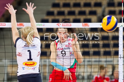  11.02.2014 LODZ SIATKOWKA ENEA CUP PUCHAR POLSKI 2013/2014 VOLLEYBALL POLISH SEASON BEEF MASTER BUDOWLANI LODZ - PGNIG NAFTA PILA N/Z DARIA PASZEK   