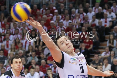  11.02.2014 RZESZOW POLAND <br />SIATKOWKA LIGA MISTRZOW MEN CEV VOLLEYBALL CHAMPIONS LEAGUE 2013/2014 MATCH<br />ASSECO RESOVIA -  JASTRZEBSKI WEGIEL <br />N/Z JOCHEN SCHOPS <br /> 