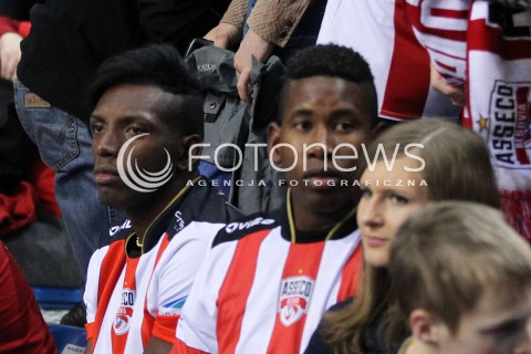  11.02.2014 RZESZOW POLAND <br />SIATKOWKA LIGA MISTRZOW MEN CEV VOLLEYBALL CHAMPIONS LEAGUE 2013/2014 MATCH<br />ASSECO RESOVIA -  JASTRZEBSKI WEGIEL <br />N/Z SIATKARZE WILFREDO LEON I YOANDRY DIAZ<br /> 