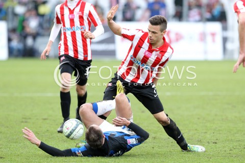  15.02.2014 KRAKOW<br />PILKA NOZNA POLSKA T-MOBILE EKSTRAKLASA SEZON 2013/2014 <br />FOOTBALL POLISH EKSTRAKLASA SEASON 2013/2014<br />CRACOVIA - ZAWISZA BYDGOSZCZ<br />N/Z SEBASTIAN DUDEK KRZYSZTOF DANIELEWICZ <br /> 