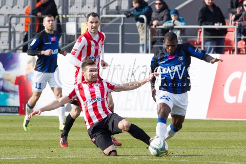  15.02.2014 KRAKOW<br />PILKA NOZNA POLSKA T-MOBILE EKSTRAKLASA SEZON 2013/2014 <br />FOOTBALL POLISH EKSTRAKLASA SEASON 2013/2014<br />CRACOVIA - ZAWISZA BYDGOSZCZ<br />N/Z VLADIMIR BOLJEVIC LUIS CARLOS SLAWOMIR SZELIGA <br /> 