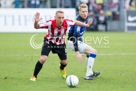  15.02.2014 KRAKOW<br />PILKA NOZNA POLSKA T-MOBILE EKSTRAKLASA SEZON 2013/2014 <br />FOOTBALL POLISH EKSTRAKLASA SEASON 2013/2014<br />CRACOVIA - ZAWISZA BYDGOSZCZ<br />N/Z ADAM MARCINIAK JAKUB WOJCICKI <br /> 