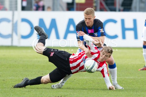  15.02.2014 KRAKOW<br />PILKA NOZNA POLSKA T-MOBILE EKSTRAKLASA SEZON 2013/2014 <br />FOOTBALL POLISH EKSTRAKLASA SEASON 2013/2014<br />CRACOVIA - ZAWISZA BYDGOSZCZ<br />N/Z KRZYSZTOF DANIELEWICZ JAKUB WOJCICKI <br /> 