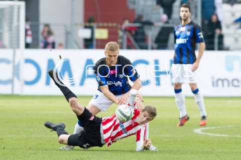  15.02.2014 KRAKOW<br />PILKA NOZNA POLSKA T-MOBILE EKSTRAKLASA SEZON 2013/2014 <br />FOOTBALL POLISH EKSTRAKLASA SEASON 2013/2014<br />CRACOVIA - ZAWISZA BYDGOSZCZ<br />N/Z KRZYSZTOF DANIELEWICZ JAKUB WOJCICKI <br /> 