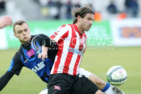  15.02.2014 KRAKOW<br />PILKA NOZNA POLSKA T-MOBILE EKSTRAKLASA SEZON 2013/2014 <br />FOOTBALL POLISH EKSTRAKLASA SEASON 2013/2014<br />CRACOVIA - ZAWISZA BYDGOSZCZ<br />N/Z ROK STRAUS MICHAL MASLOWSKI <br /> 