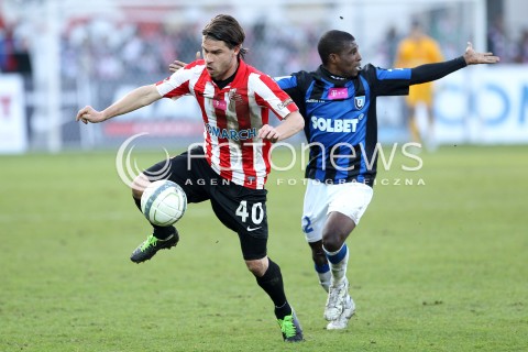  15.02.2014 KRAKOW<br />PILKA NOZNA POLSKA T-MOBILE EKSTRAKLASA SEZON 2013/2014 <br />FOOTBALL POLISH EKSTRAKLASA SEASON 2013/2014<br />CRACOVIA - ZAWISZA BYDGOSZCZ<br />N/Z ROK STRAUS LUIS CARLOS <br /> 