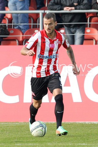  15.02.2014 KRAKOW<br />PILKA NOZNA POLSKA T-MOBILE EKSTRAKLASA SEZON 2013/2014 <br />FOOTBALL POLISH EKSTRAKLASA SEASON 2013/2014<br />CRACOVIA - ZAWISZA BYDGOSZCZ<br />N/Z EDGAR BERNHARDT SYLWETKA <br /> 