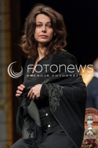  17.02.2014 WARSZAWA <br />SPEKTAKL ICH CZWORO W TEATRZE POLONIA<br />N/Z RENATA DANCEWICZ<br /> 