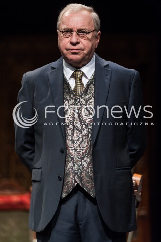  17.02.2014 WARSZAWA <br />SPEKTAKL ICH CZWORO W TEATRZE POLONIA<br />N/Z JERZY STUHR<br /> 