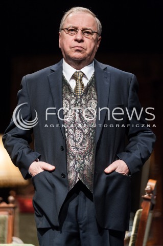  17.02.2014 WARSZAWA <br />SPEKTAKL ICH CZWORO W TEATRZE POLONIA<br />N/Z JERZY STUHR<br /> 