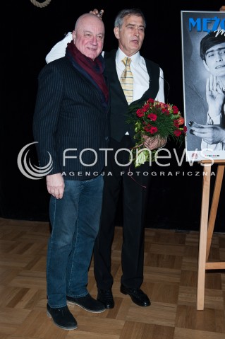 17.02.2014 WARSZAWA <br />MEZCZYZNI MOJEGO KINA OLGIERD LUKASZEWICZ<br />N/Z OLGIERD LUKASZEWICZ JERZY SCHEJBAL<br /> 