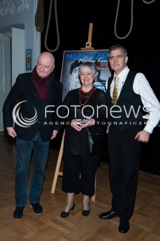  17.02.2014 WARSZAWA <br />MEZCZYZNI MOJEGO KINA OLGIERD LUKASZEWICZ<br />N/Z OLGIERD LUKASZEWICZ JERZY SCHEJBAL<br /> 