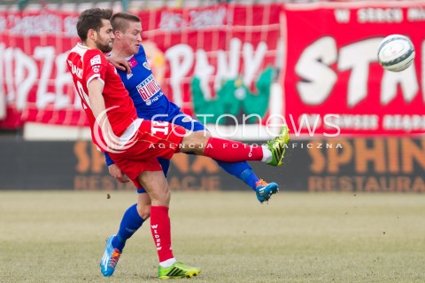  22.02.2014 LODZ PILKA NOZNA POLSKA T-MOBILE EKSTRAKLASA SEZON 2013/2014 FOOTBALL POLISH WIDZEW LODZ - PIAST GLIWICE N/Z MICHAL PLOTKA RADOSLAW MURAWSKI   