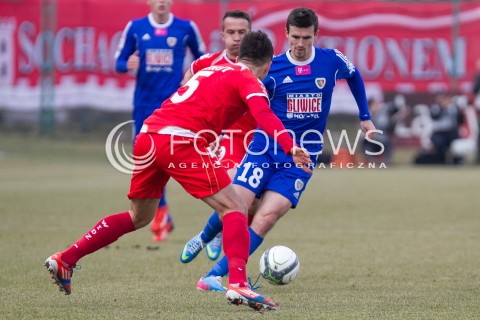  22.02.2014 LODZ PILKA NOZNA POLSKA T-MOBILE EKSTRAKLASA SEZON 2013/2014 FOOTBALL POLISH WIDZEW LODZ - PIAST GLIWICE N/Z MATEJ IZVOLT   