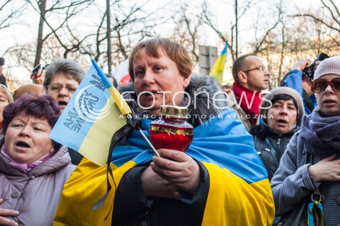 Wiec Solidarności z Ukrainą w Warszawie
