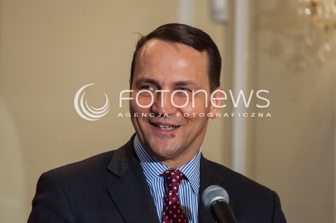  26.02.2014 WARSZAWA SPOTKANIE MINISTRA RADOSLAWA SIKORSKIEGO Z MINISTREM SPRAW ZAGRANICZNYCH CZECH LUBOMIREM ZAORALKIEM  N/Z MINISTER SPRAW ZAGRANICZNYCH POLSKI RADOSLAW SIKORSKI  