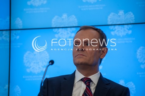  27.02.2014 WARSZAWA KONFERENCJA PRASOWA PREMIERA DONALDA TUSKA ORAZ MINISTRA ADMINISTRACJI I CYFRYZACJI RAFALA TRZASKOWSKIEGO N/Z PREMIER DONALD TUSK  