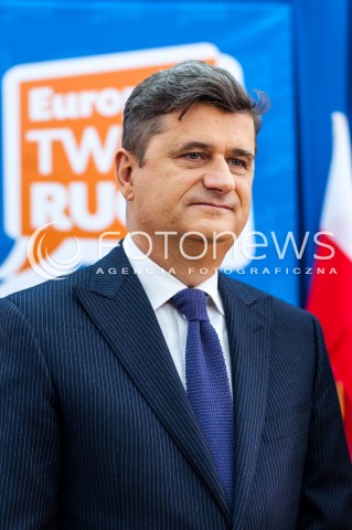  01.03.2014 WARSZAWA PRZEDSTAWIENIE KANDYDATOW DO PARLAMENTU EUROPEJSKIEGO KOMITETU WYBORCZEGO EUROPA PLUS TWOJ RUCH N/Z JANUSZ PALIKOT  