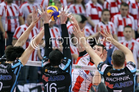  01.03.2014 RZESZOW <br />SIATKOWKA PLUS LIGA 2013/2014 MEN VOLLEYBALL POLAND POLISH PLUSLIGA LEAGUE SEASON 2013/2014 <br />MECZ ASSECO RESOVIA RZESZOW - CZARNI RADOM<br />N/Z DAWID KONARSKI <br /> 