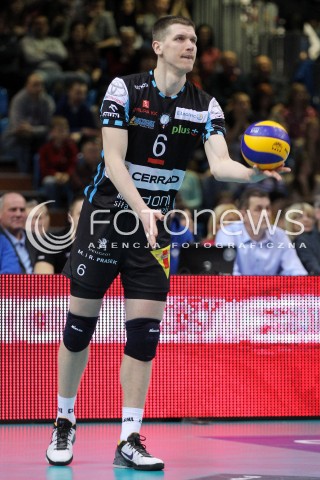  01.03.2014 RZESZOW <br />SIATKOWKA PLUS LIGA 2013/2014 MEN VOLLEYBALL POLAND POLISH PLUSLIGA LEAGUE SEASON 2013/2014 <br />MECZ ASSECO RESOVIA RZESZOW - CZARNI RADOM<br />N/Z BARTLOMIEJ NEROJ SYLWETKA <br /> 