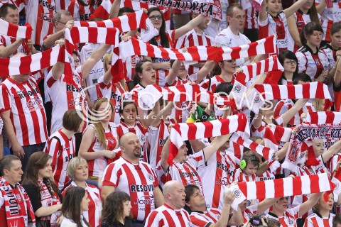  01.03.2014 RZESZOW <br />SIATKOWKA PLUS LIGA 2013/2014 MEN VOLLEYBALL POLAND POLISH PLUSLIGA LEAGUE SEASON 2013/2014 <br />MECZ ASSECO RESOVIA RZESZOW - CZARNI RADOM<br />N/Z KIBICE FLAGI PASIAKI DOPING EMOCJE KLUB KIBICA OPRAWA SZALIKI<br /> 