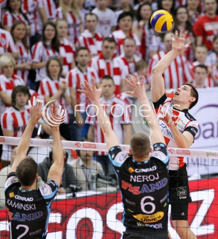  01.03.2014 RZESZOW <br />SIATKOWKA PLUS LIGA 2013/2014 MEN VOLLEYBALL POLAND POLISH PLUSLIGA LEAGUE SEASON 2013/2014 <br />MECZ ASSECO RESOVIA RZESZOW - CZARNI RADOM<br />N/Z DAWID KONARSKI BARTLOMIEJ NEROJ <br /> 