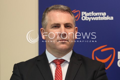  03.03.2014 RZESZOW<br />PREZENTACJA KANDYDATOW PLATFORMY OBYWATELSKIEJ DO PARLAMENTU EUROPEJSKIEGO<br />N/Z PIOTR TOMANSKI<br /> 