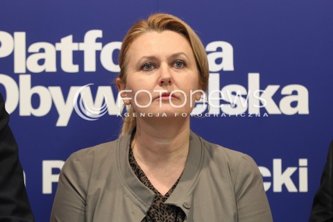  03.03.2014 RZESZOW<br />PREZENTACJA KANDYDATOW PLATFORMY OBYWATELSKIEJ DO PARLAMENTU EUROPEJSKIEGO<br />N/Z ELZBIETA LUKACIJEWSKA<br /> 