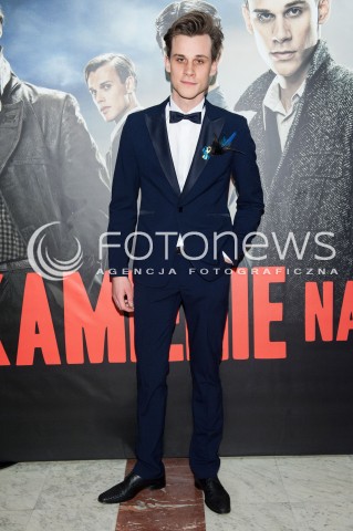  03.03.2014 WARSZAWA <br />
PREMIERA KAMIENIE NA SZANIEC W TEATRZE NARODOWYM<br />
N/Z MARCEL SABAT<br />
 