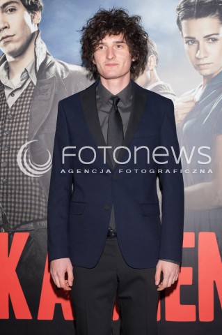  03.03.2014 WARSZAWA <br />
PREMIERA KAMIENIE NA SZANIEC W TEATRZE NARODOWYM<br />
N/Z DAWID PODSIADLO <br />
 