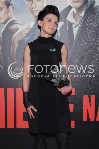  03.03.2014 WARSZAWA <br />
PREMIERA KAMIENIE NA SZANIEC W TEATRZE NARODOWYM<br />
N/Z AGNIESZKA BUKOWSKA<br />
 