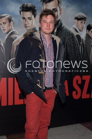  03.03.2014 WARSZAWA <br />
PREMIERA KAMIENIE NA SZANIEC W TEATRZE NARODOWYM<br />
N/Z GRZEGORZ LAPANOWSKI<br />
 