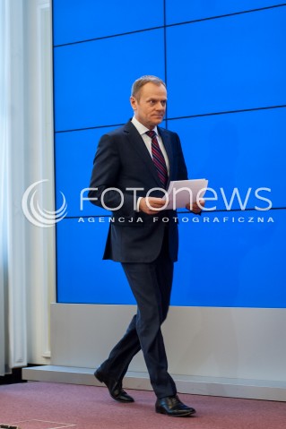  04.03.2014 WARSZAWA KONFERENCJA PRASOWA PREMIERA RP DONALDA TUSKA N/Z DONALD TUSK  
